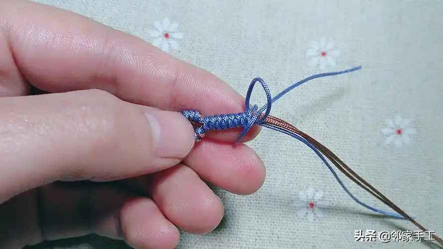 手工编织手链,包芯金刚结图文教程,详细介绍