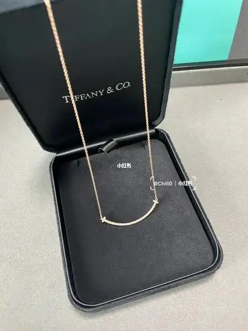 小价位钻石项链推荐蒂芙尼微笑满钻项链