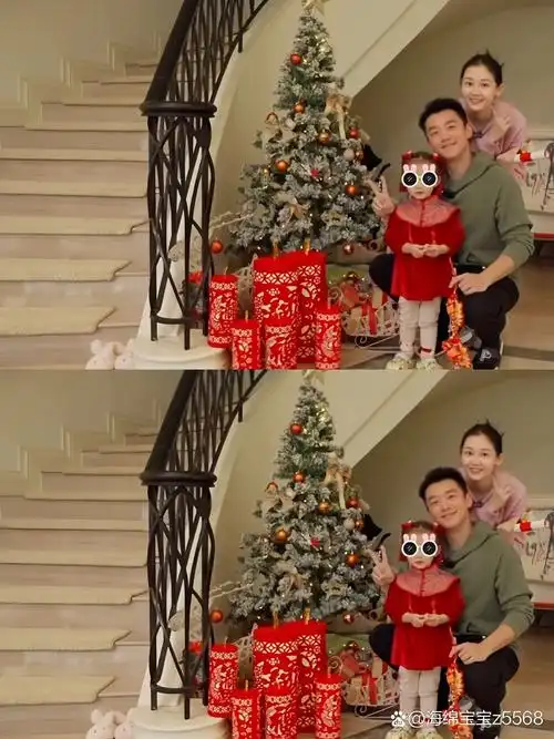 郑恺和苗苗的三胎宝宝满月了!