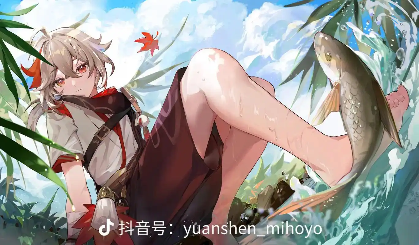 万叶 #动漫壁纸 - 抖音