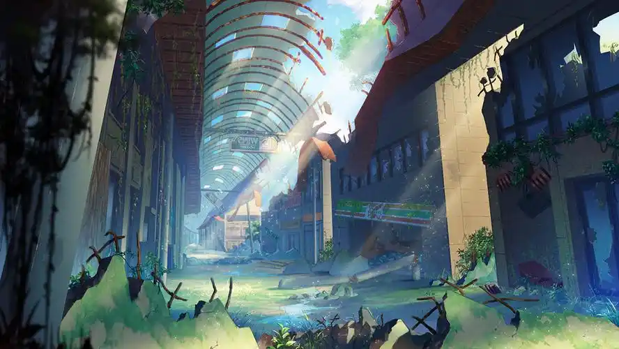 竖屏日系动漫场景