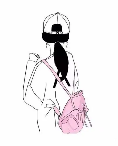 一个酷炫的小姐姐 (头像 插画 壁纸 简约)