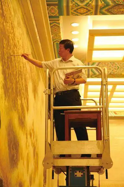 王西京为大会堂创作巨幅画作《黄河,母亲河》