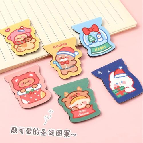 超萌卡通磁性书签可爱少女心个性精美书签夹学生学习阅读用小礼物