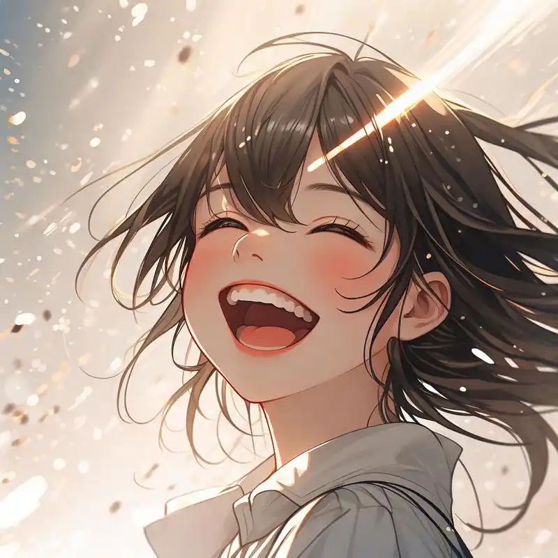 阳光少女治愈系漫画头像94