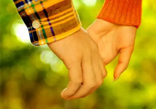 牵手情侣浪漫甜蜜图片想与你白头偕老