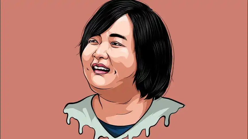 贾玲成中国影史票房最高女导演,贾玲手绘头像插画,绘画教程分享