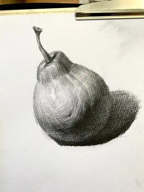 梨子绘画步骤教学