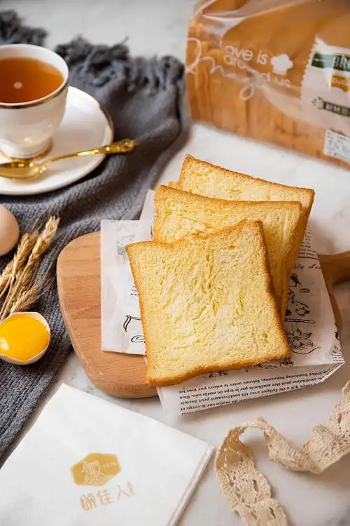 面包拍摄北海道面包早餐甜点饮品产品美食摄影