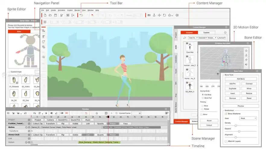 reallusioncartoonanimatorformac2d动画设计制作软件