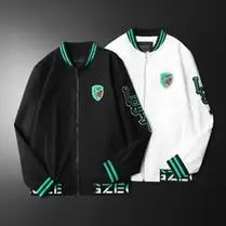 国内现货38码gucci古驰女士重工猫头刺绣珍珠logo棒球服拼色外套