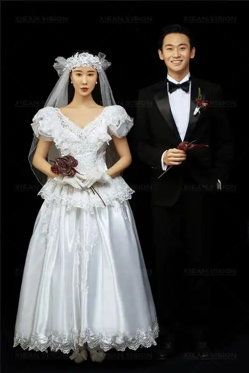 谢安vintage ·古董婚纱客片1