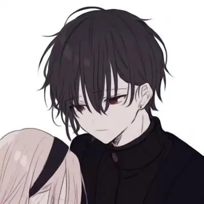 动漫情侣头像高冷型 一左一右冷酷动漫cp头像 - 动漫头像 - 潮人个性