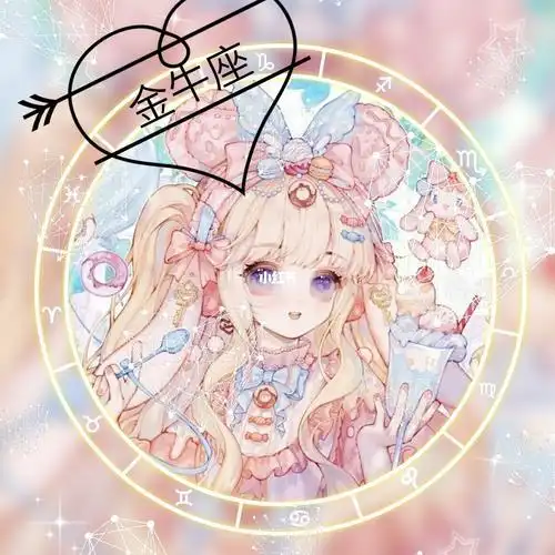 十二星座动漫女少头像图片大全集