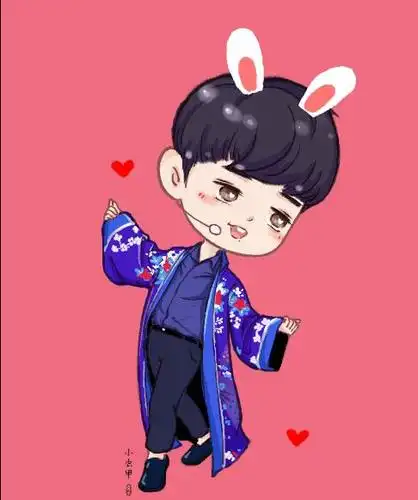 q版肖战人物头像大全,x玖少年团肖战q版手绘头像