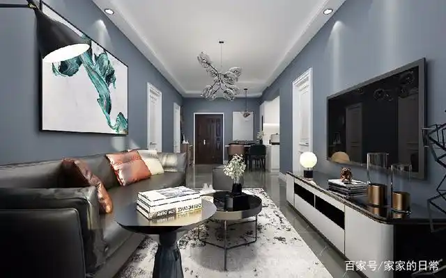 北欧风格之灰蓝搭配