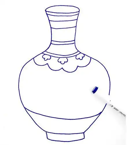 简单青花瓷图案简笔画青花瓷(青花瓷怎么画图片 简笔画)
