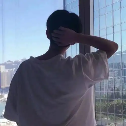 男生头像阳光干净帅气高冷不露脸男头