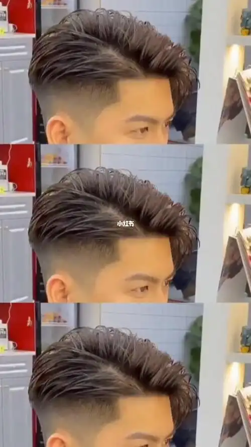 男生必备发型推荐清爽阳光帅气三七侧背头