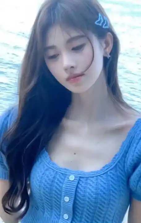 鞠婧祎锁骨线条