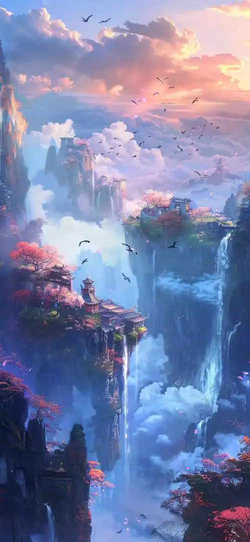 高清壁纸无水印#超梦幻ai古风壁纸