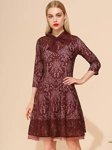 声雨竹秋装新款连衣裙-399936_正品_新款_图片 -中服网