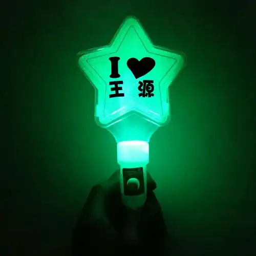 tfboys王俊凯十周年演唱会荧光棒diy王源发箍手灯易烊千玺应援棒