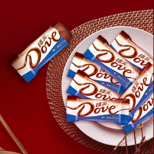 德芙巧克力朱古力榛仁黑巧6g散糖500g结婚糖果婚礼休闲零食品