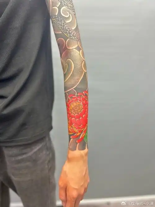 长沙纹身##花臂##老传统纹身##纹身##日式纹身##彩色