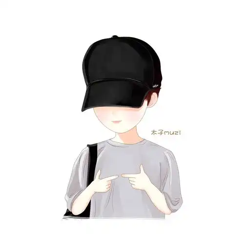 swin蔡徐坤 q版卡通 手绘人物 二次元 帅哥动漫