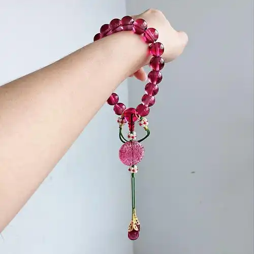 富察容音手链女延禧攻略秦岚皇后同款清十八子手串如懿传旗袍压襟橦华