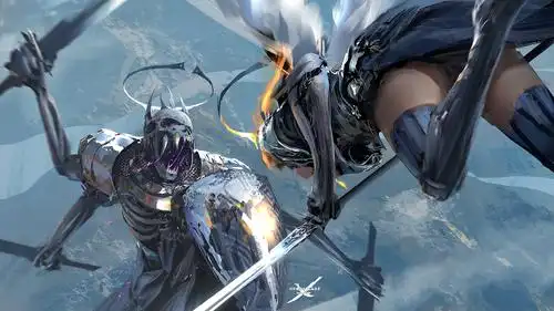 动漫鬼刀wlop高清桌面壁纸