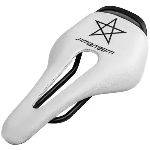 新款jimaiteam超轻全碳纤维鞍座山地车公路车自行车坐垫真皮座垫