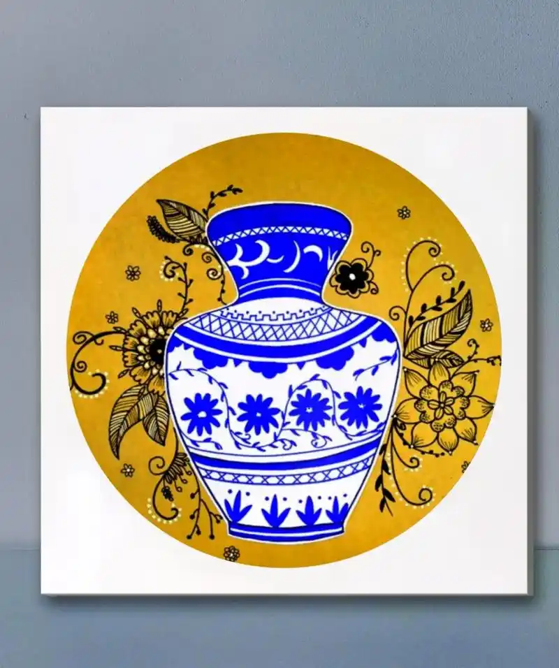 《青花瓷》创意线描画.#丢出一条图文锦囊 #少儿美术教育 # - 抖音