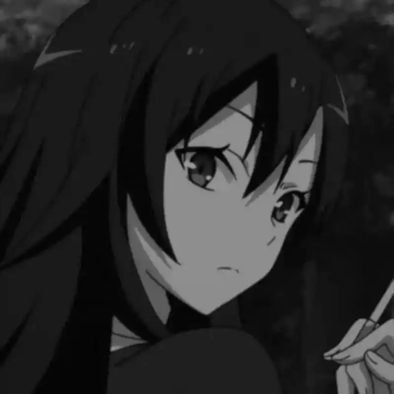 有点丧又带黑暗系女生头像