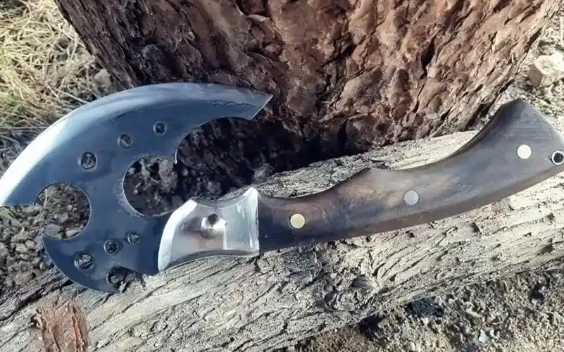 旧锯片制作一把高硬度野营斧