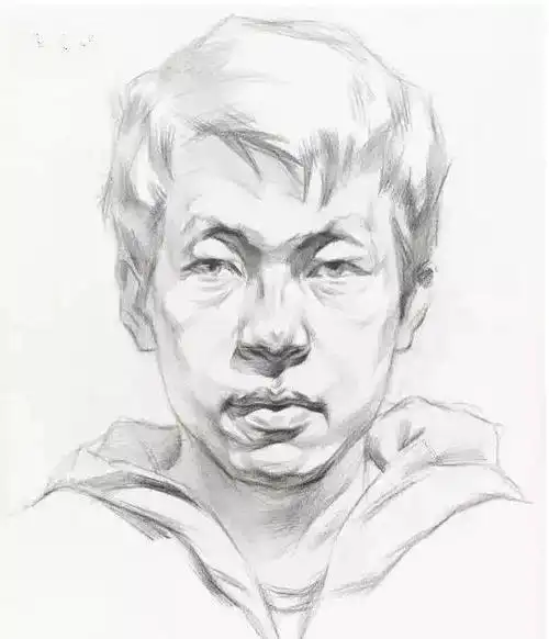 素描入门教程人物头像结构步骤解析