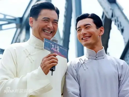 图文大上海探班周润发黄晓明