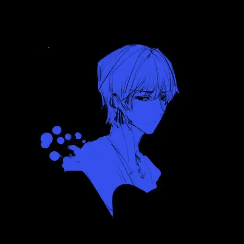 动漫头像 忧郁男神山乞 - 抖音