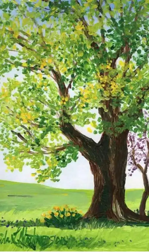 三年级美术线上学习绘画课《春天的美好》 写美篇绘画要求: 1,画风景