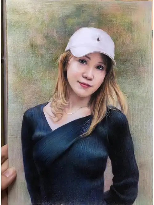 彩铅肖像画