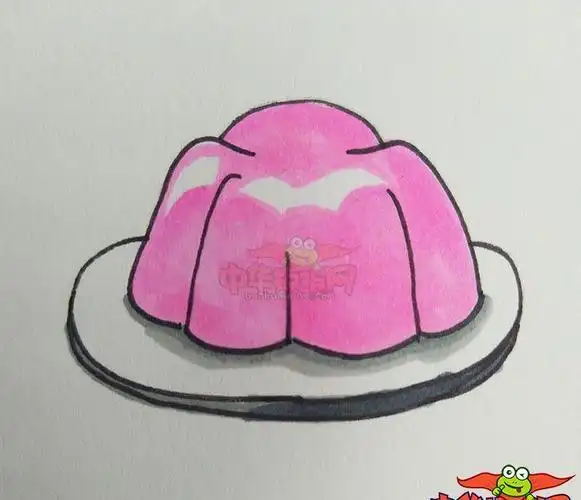 果冻怎么画简笔画果冻简笔画步骤果冻简笔画画法果冻简笔画果冻简笔画