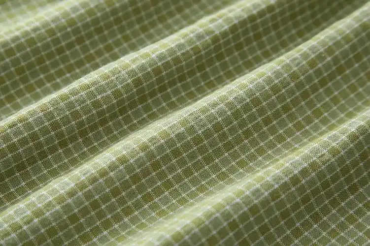 实拍2024夏季新款韩版小清新刺绣格子连衣裙女 - 17网