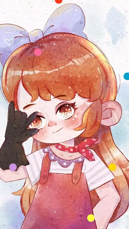 水彩q版人物练习