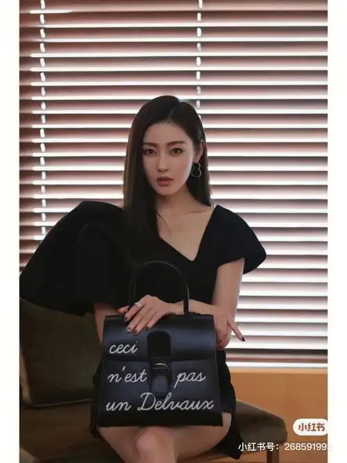张天爱#浪姐3#delvaux "黑色谎言包"