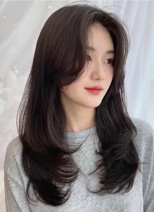 中长烫发发型(中长发怎么烫好看图片) - 浩迪网