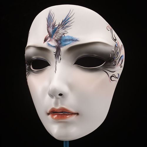 魂作物的优惠券大全—魂作物全脸面具遮面配饰面罩舞会中国风派对礼品