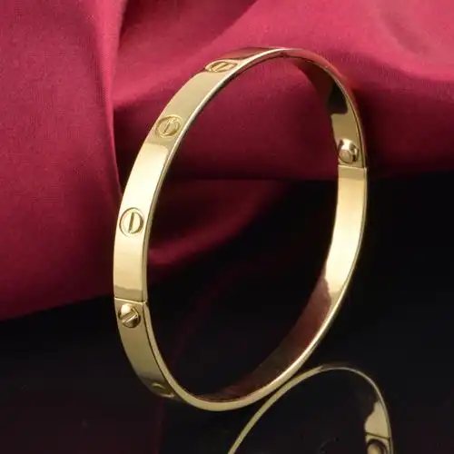 【中古】cartier/卡地亚 18k黄金 女士手镯