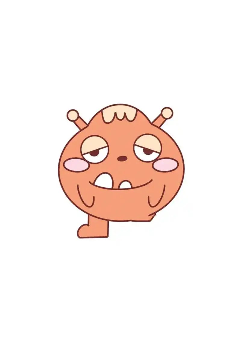 可爱小怪兽简笔画|零基础超萌手帐贴纸素材 怪兽也要可可爱爱 .