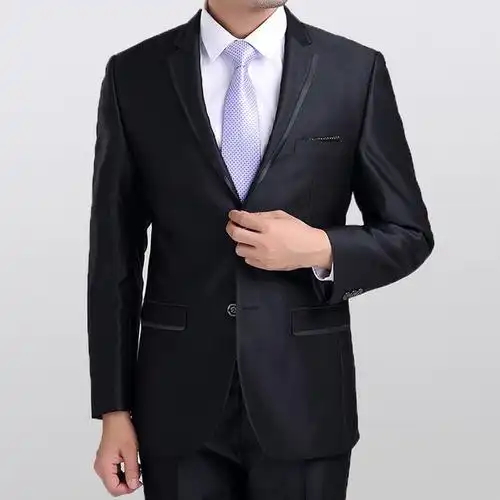 花花公子西服套装 男士韩版修身休闲西装 男商务职业正装新郎礼服